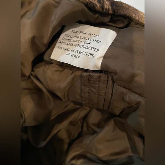 Gamehide Camoflauge Hunting Insulated Overall / Bib Size XL 13 Yth/S Adult - Picture 14 of 16